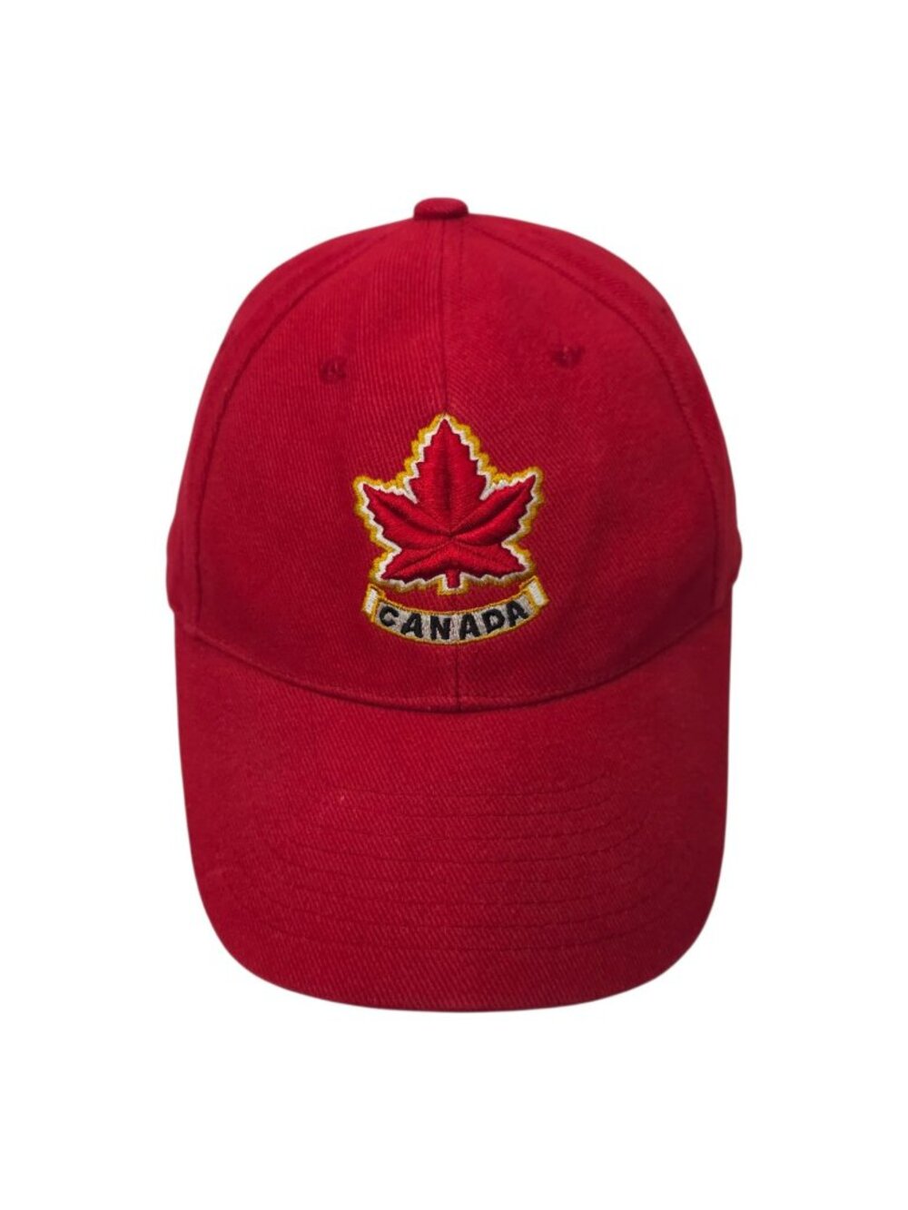 Canada Maple Leaf Red Strapback Cap Hat Trucker Baseball Embroidered